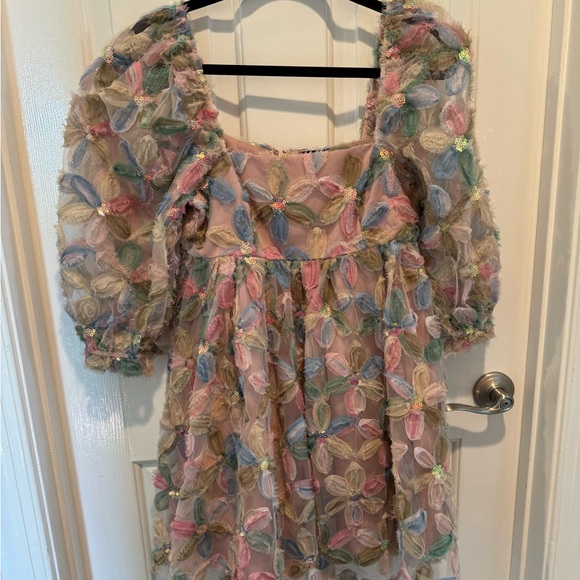 Anna Grace Dresses & Skirts - Anna Grace Floral Mini Dress Size S